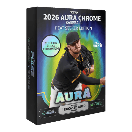 2026 Pulse Aura Holographic Baseball Heat Seeker Edition box
