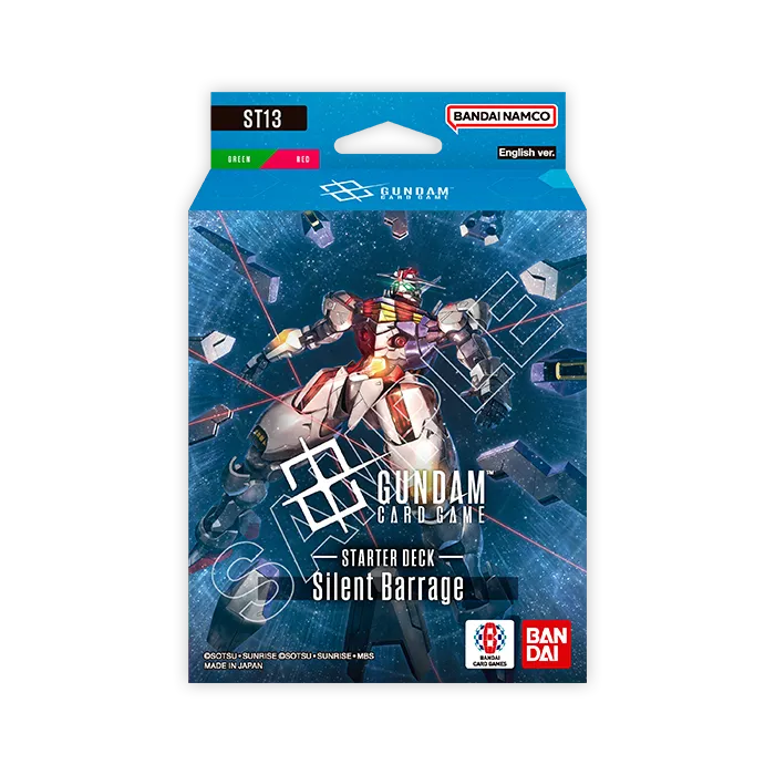 Gundam Card Game Silent Barrage [ST13] Starter Deck box