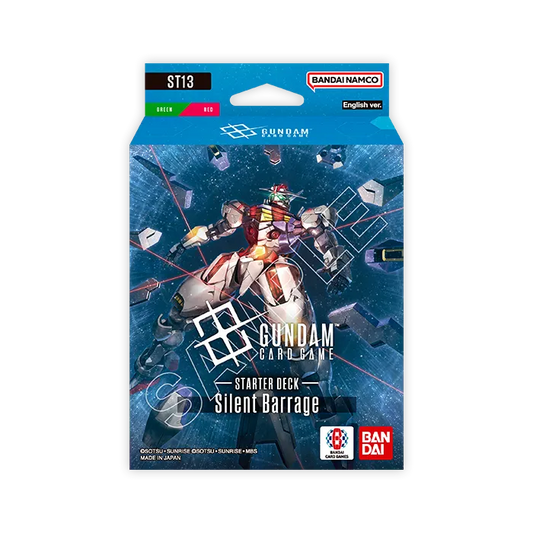 Gundam Card Game Silent Barrage [ST13] Starter Deck box
