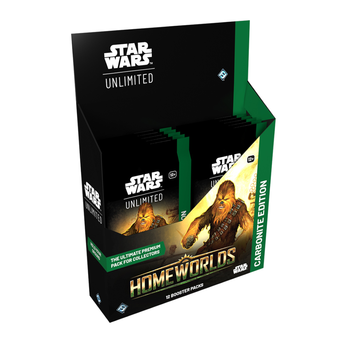 Star Wars: Unlimited - Homeworlds Carbonite Booster Display