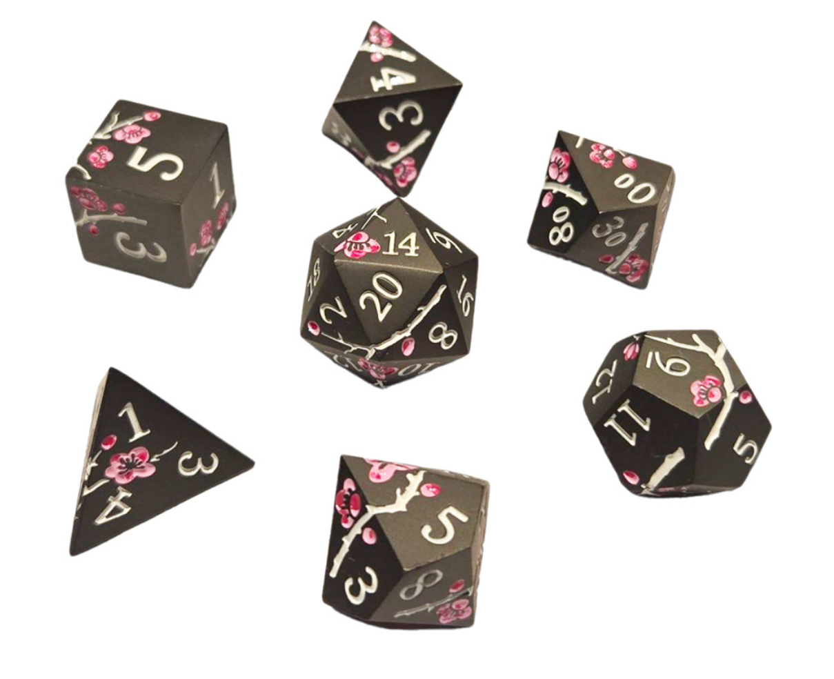 7-Set Sakura Metal Dice