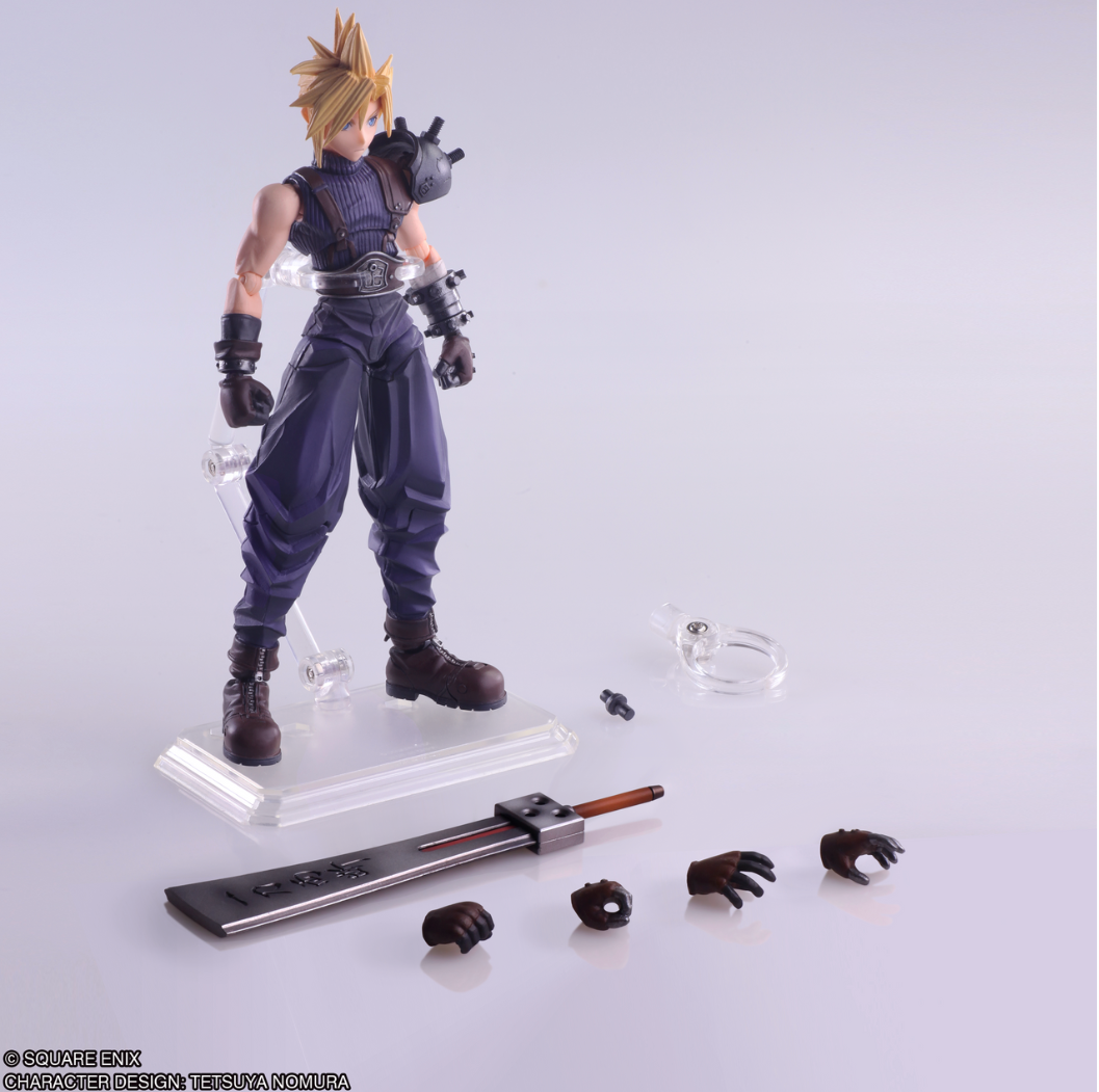 Bring Arts Action Figure: Final Fantasy VII- Cloud Strife Hardedge