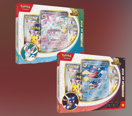 Pokemon TCG: 30th Anniversary Single EX Sylveon/Greninja Box