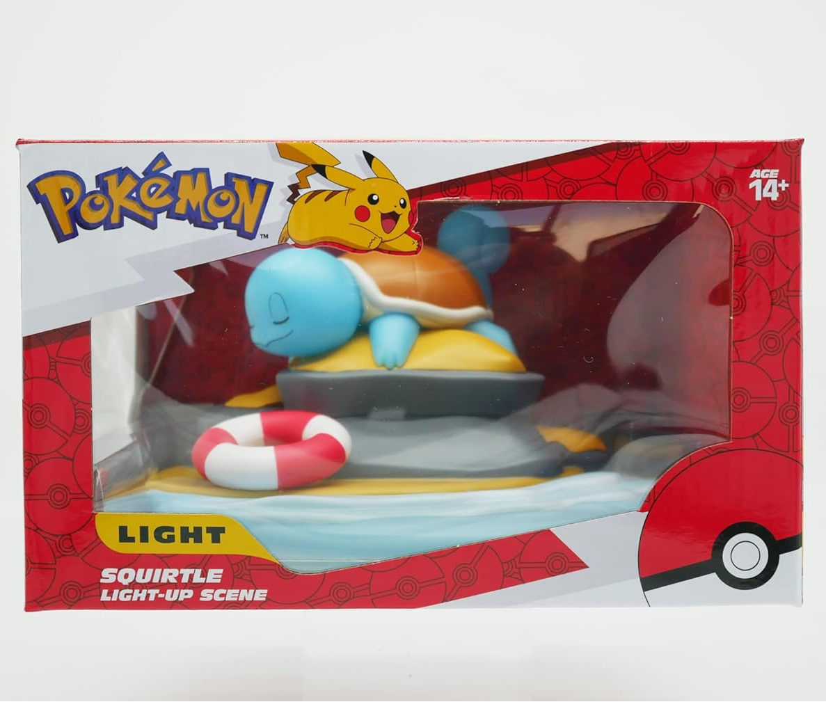 Pokemon Sleeping Squirtle Light Up Scene