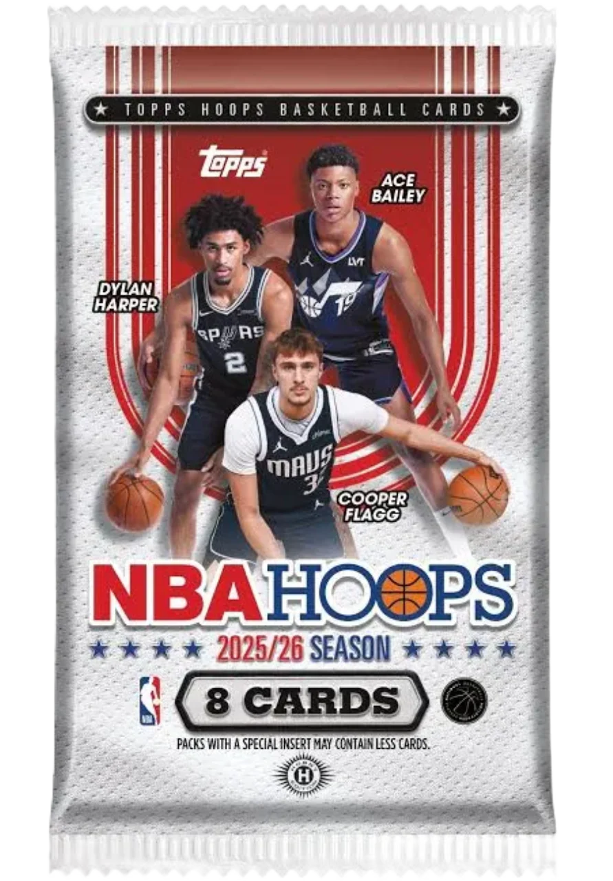 Topps 2025-2026 Hoops Basketball Hobby Pack