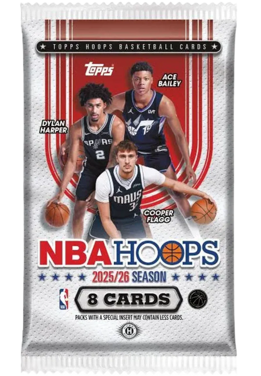 Topps 2025-2026 Hoops Basketball Hobby Pack