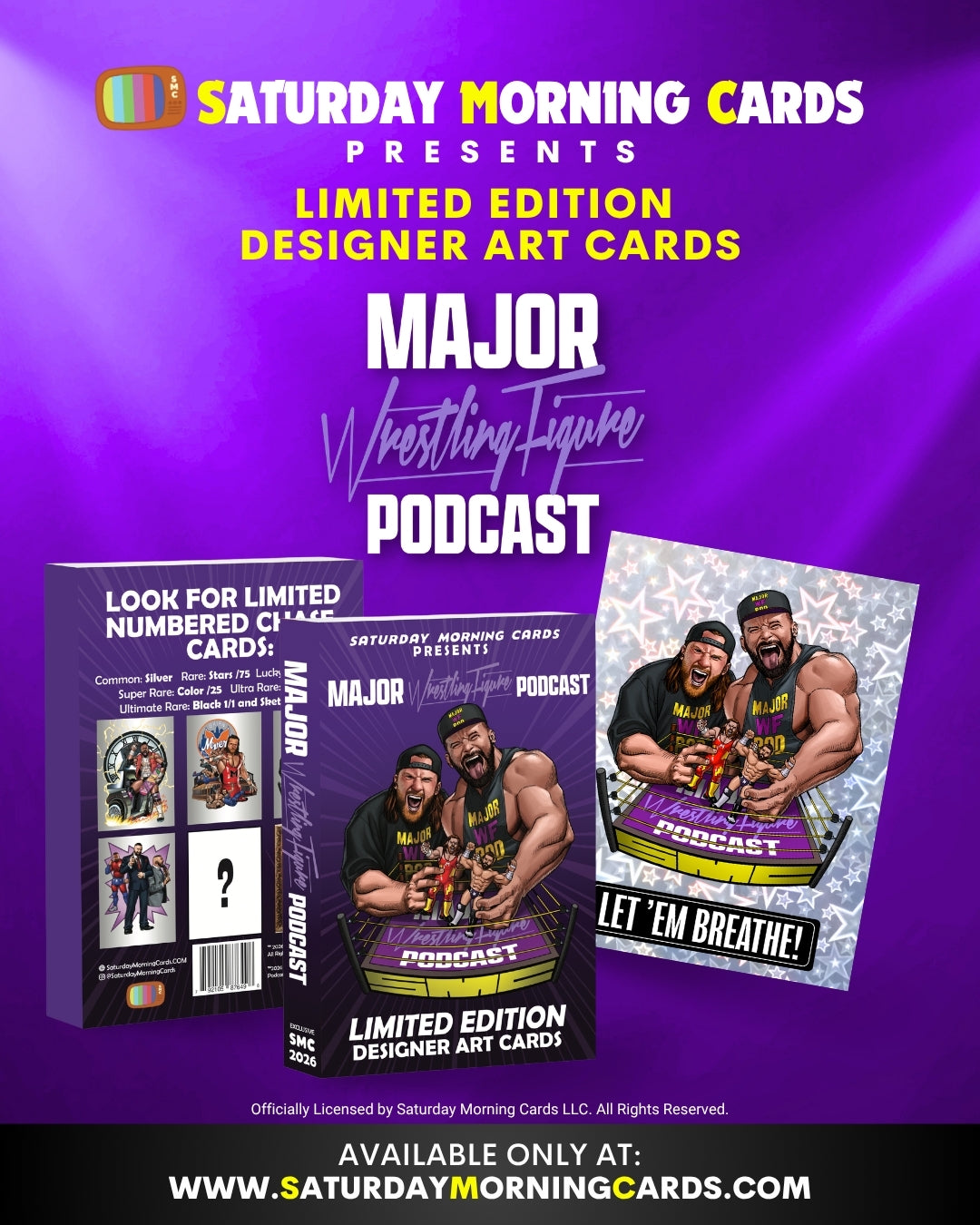 2026 SMC Matt Cardona Major Wrestling Figure Podcast single-card box