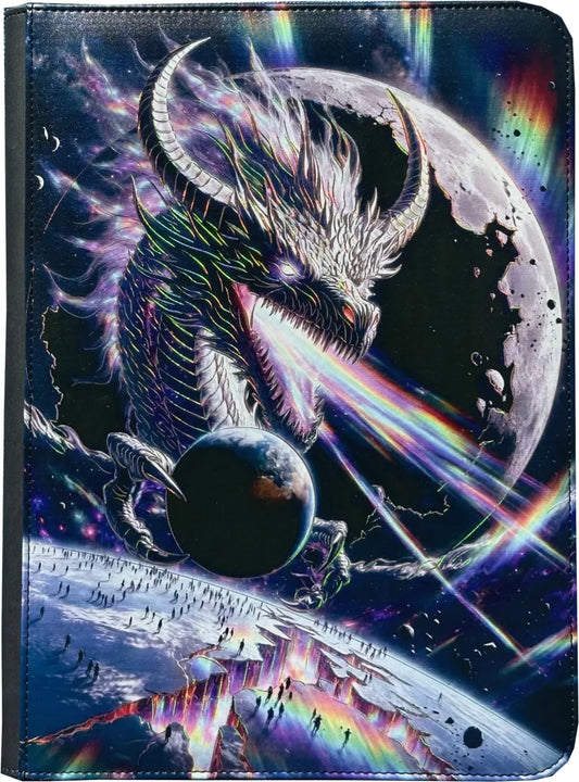 Maggot Labs™ 9-Pocket Zippered Binder: Lunar Maw - The Earth Devourer