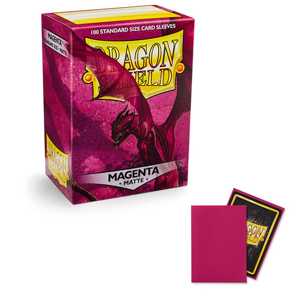 Dragon Shield Sleeves: Standard- Matte Magenta (100 ct.)