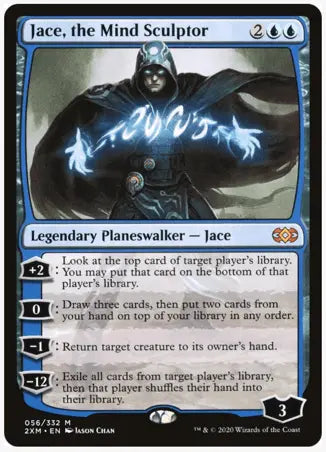 Magic: The Gathering Jace, The Mind Sculptor Card Single Sided Fleece Throw Blanket