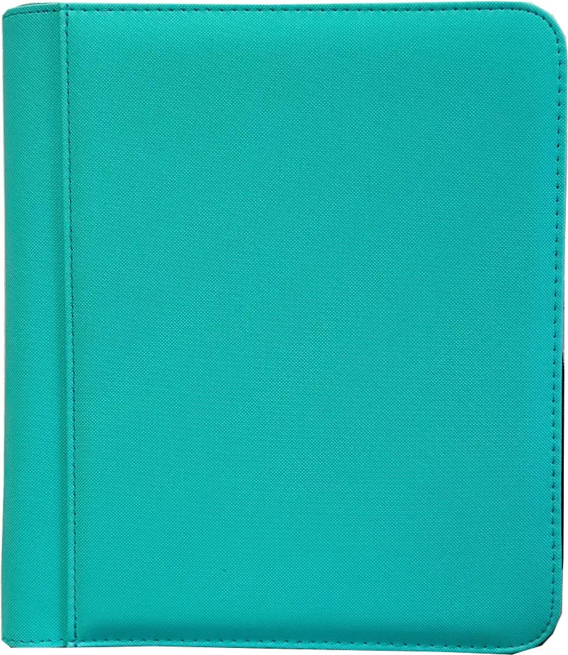 4-Pocket Zippered Toploader Binder - Diamond Texture