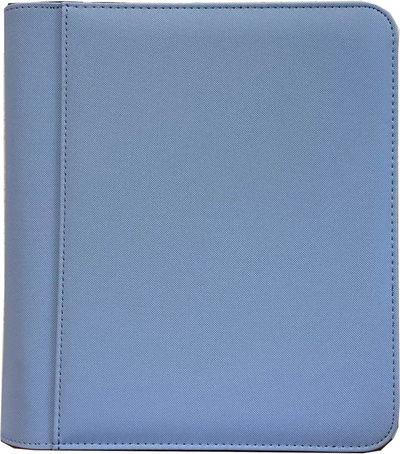 4-Pocket Zippered Toploader Binder - Diamond Texture