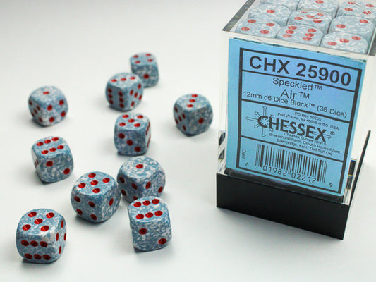 Chessex 12mm 36d6 Speckled Dice