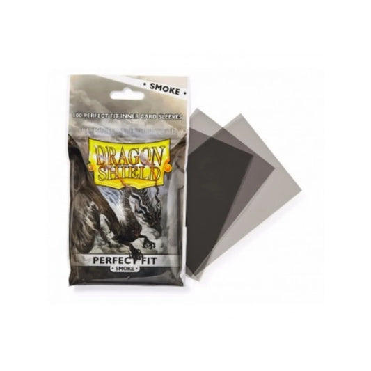 Dragon Shield Sleeves: Perfect Fit Standard - Smoke 100CT