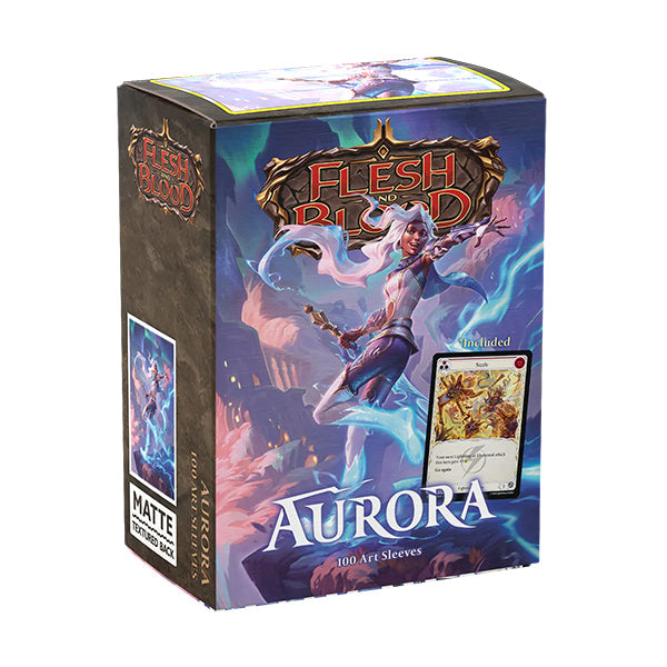 Dragon Shield Sleeves: Standard- Matte 'Flesh & Blood Aurora' Art (100 ct.)