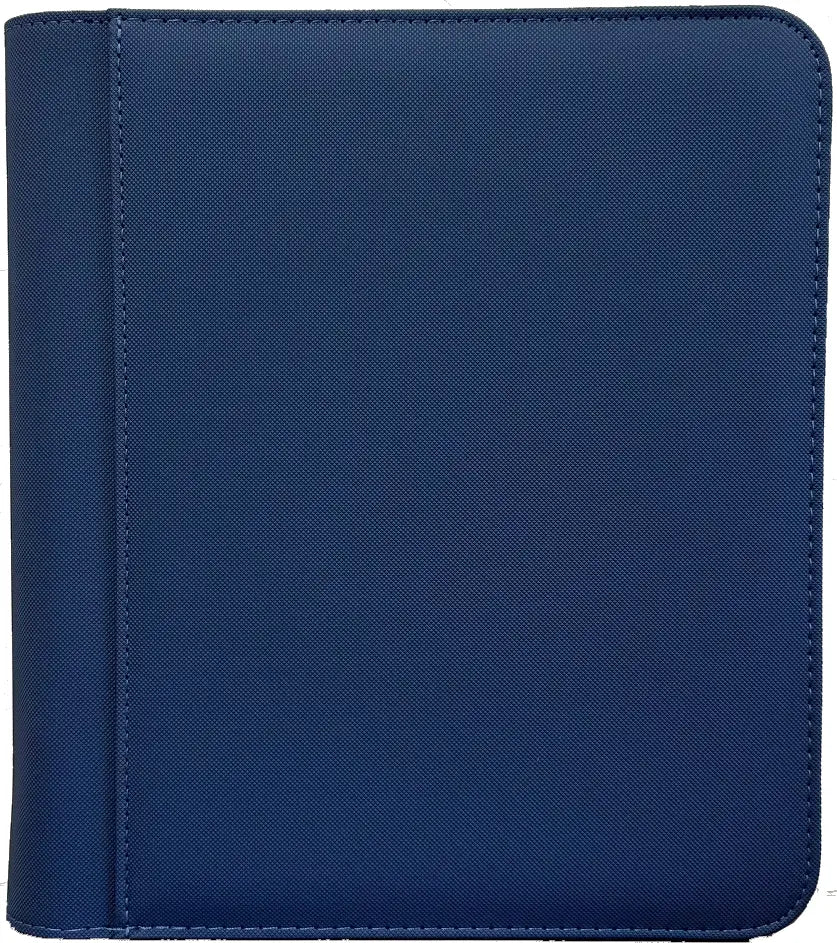 4-Pocket Zippered Toploader Binder - Diamond Texture