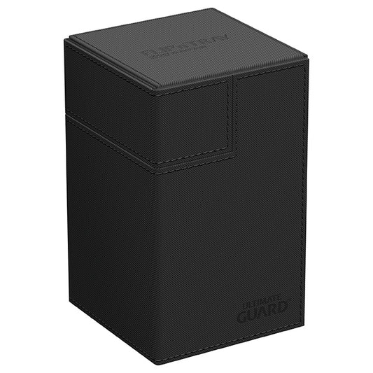 Deck Case: Flip´n´Tray 100+ Standard Size Monocolor- Black