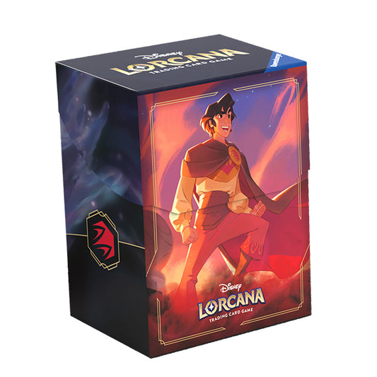 Deck Box: Disney Lorcana- Shimmering Skies- Aladdin