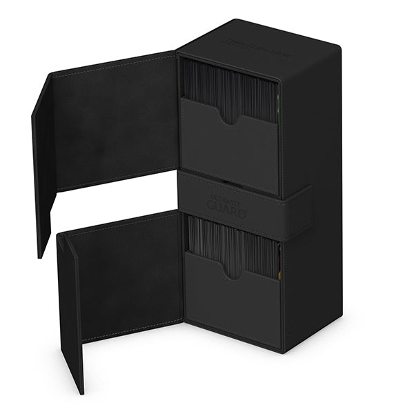 Ultimate Guard Deck Case: Twin Flip´n´Tray 266+ Standard Size Monocolor- Black