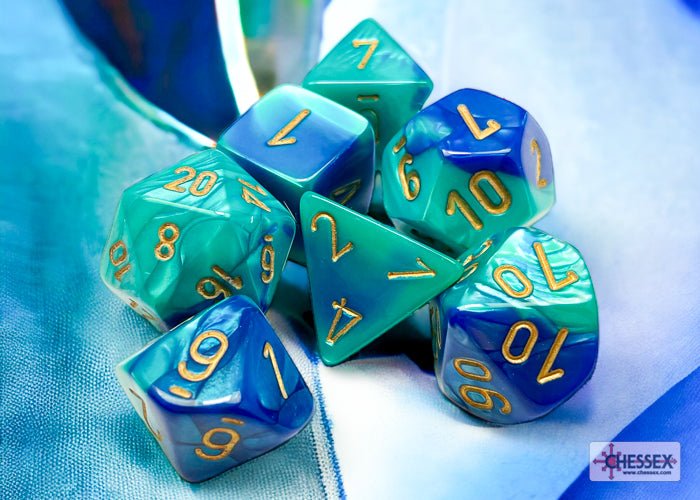 Chessex Gemini Polyhedral 7-Dice Set