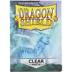 Dragon Shield Sleeves: Standard- Matte Clear (100 ct.)