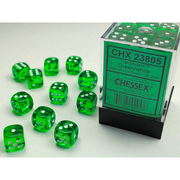 Chessex 12mm 36d6 Translucent Dice