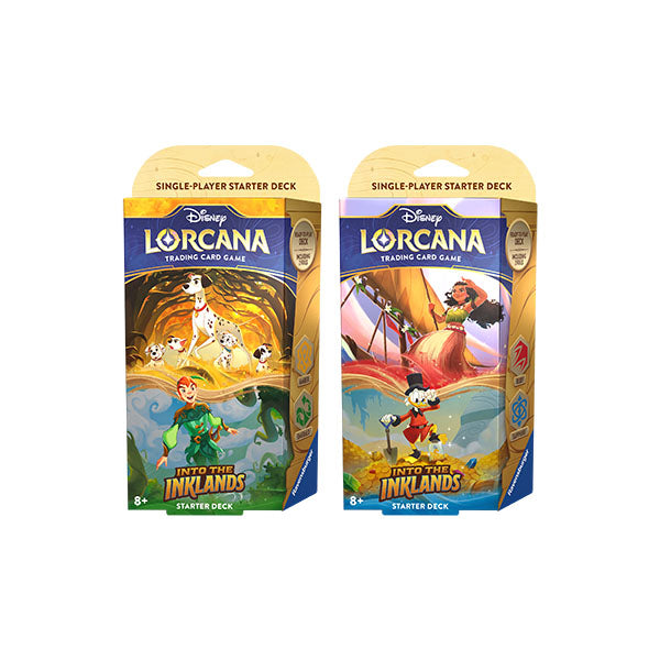 Disney Lorcana: Into the Inklands Starter Deck Display (8 Decks)