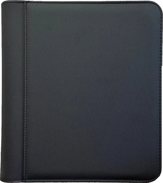 4-Pocket Zippered Toploader Binder - Diamond Texture