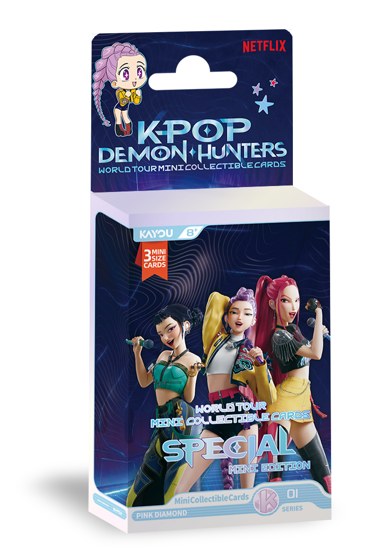 KPop Demon Hunters Collectible Cards Special Mini Edition Series 1 display box