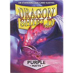 Dragon Shield Sleeves: Standard- Matte Purple (100 ct.)