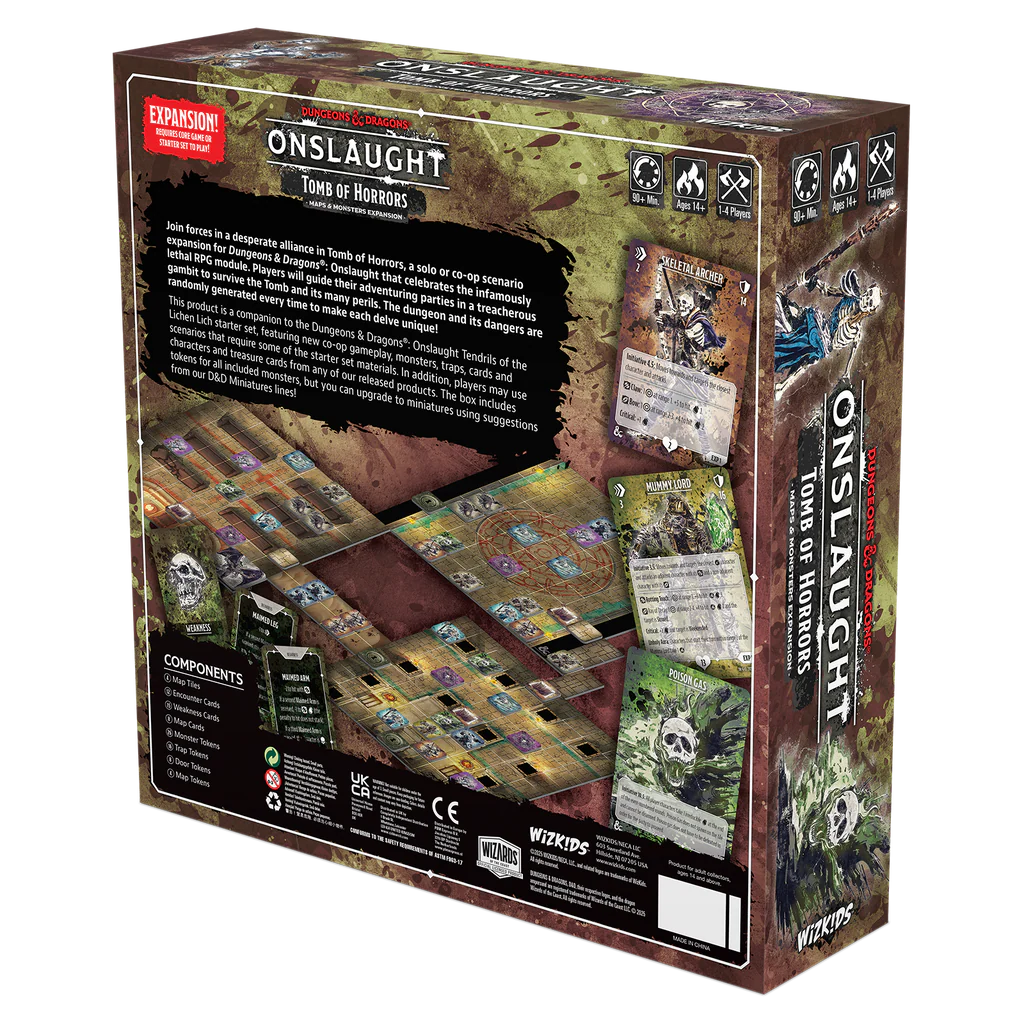 Dungeons & Dragons Onslaught: Tomb of Horrors - Maps & Monsters Expansion