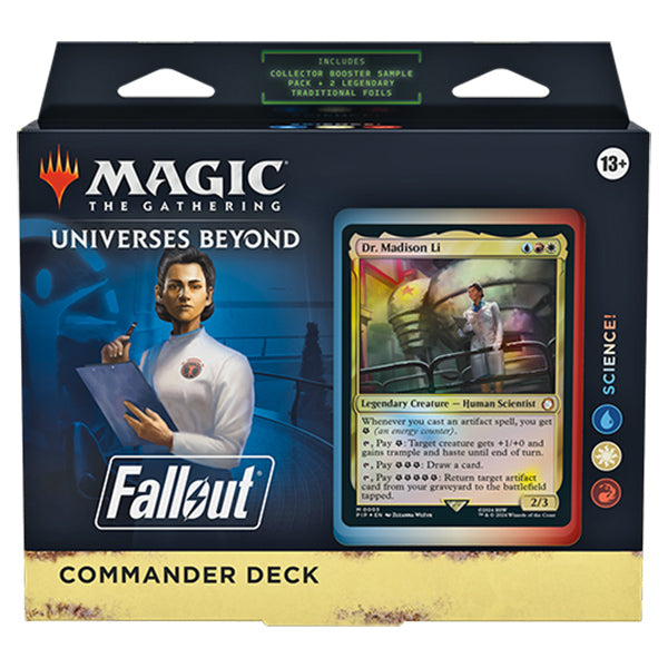 MTG: Fallout Commander Deck Display (4 Decks)