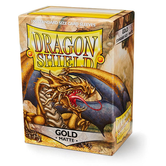 Dragon Shield Sleeves: Standard- Matte Gold (100 ct.)