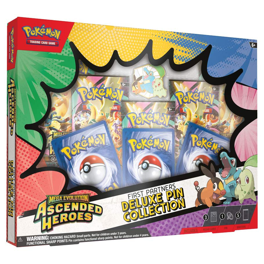 Pokémon TCG: Ascended Heroes - First Partners Deluxe Pin Collection