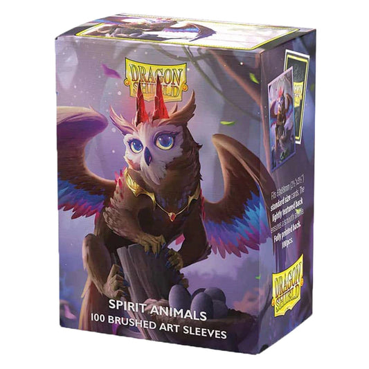 Dragon Shield Standard Brushed Art: 'Spirit Animals- The Dragowlis' - Limited Edition