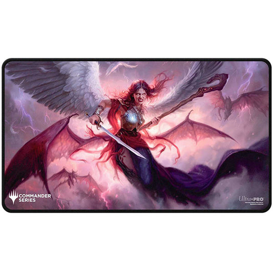 Playmat: MTG Black Stitched- Commander Series - Kaalia of the Vast