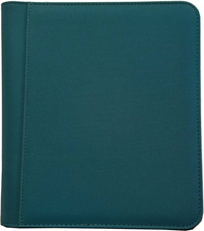 4-Pocket Zippered Toploader Binder - Diamond Texture