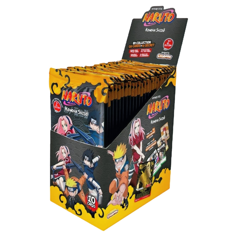 Naruto Mythos TCG: Konoha Shido Booster Display (2nd Edition)