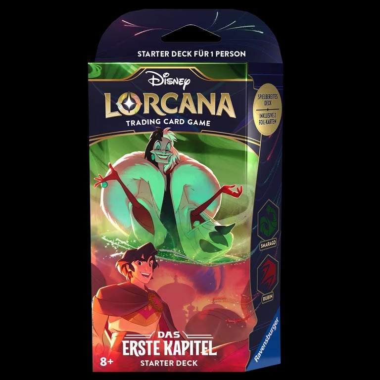 Disney Lorcana: The First Chapter Starter Deck - Emerald/Ruby