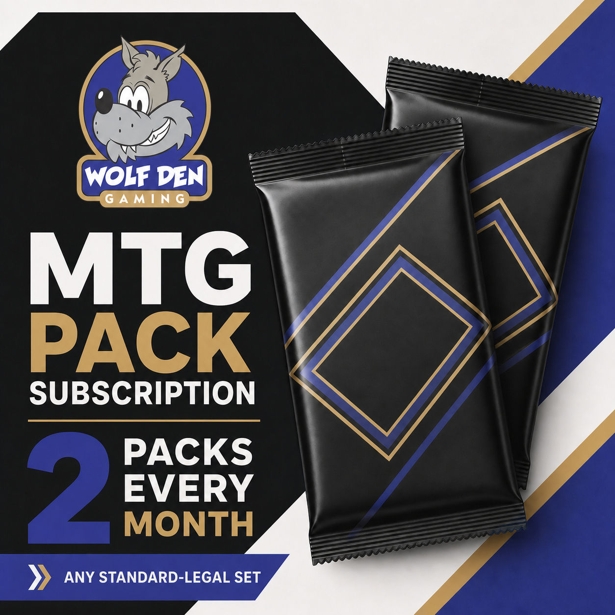Wolf Den MTG Pack Subscription — 2 Packs Monthly