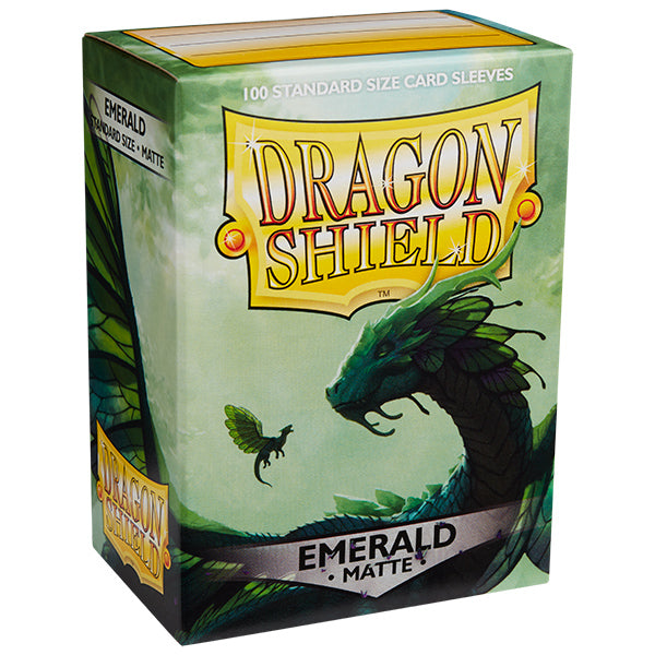 Dragon Shield Sleeves: Standard- Matte Emerald (100 ct.)