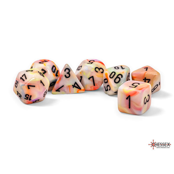 Chessex 7-Die Set Mega-Hedrals Festive: Circus/Black