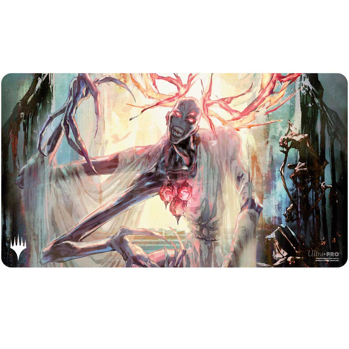 MTG Playmat - Duskmourn- Mythic Cycle White- Overlord of the Mistmoors