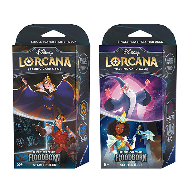 Disney Lorcana: Rise of the Floodborn Starter Deck Counter Display