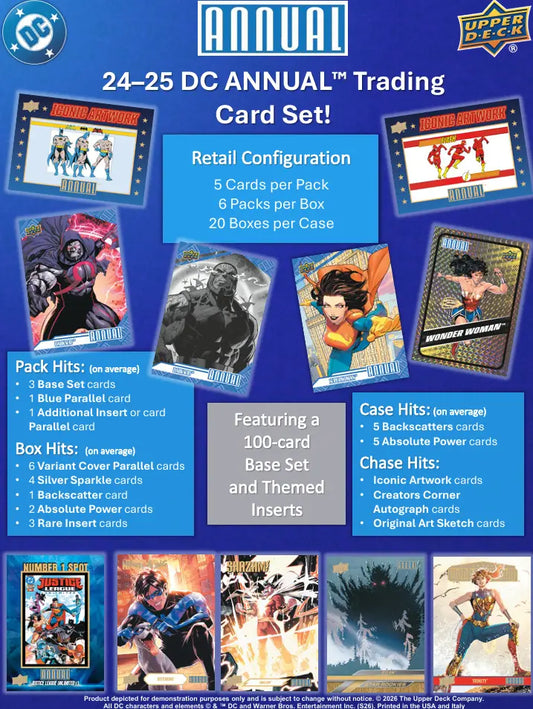 Upper Deck: 24-25 DC Annual Trading Card Blasters