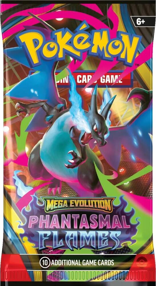 Pokemon TCG: Mega Evolutions  - Phantasmal Flames Booster Pack