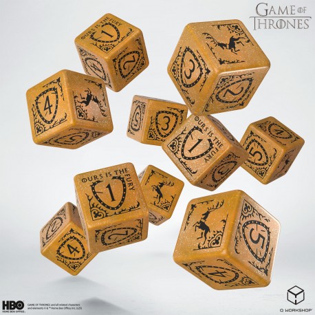 Game of Thrones Dice: Baratheon D6 Dice Set (10)
