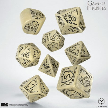 Game of Thrones Dice: Stark Dice Set (7)