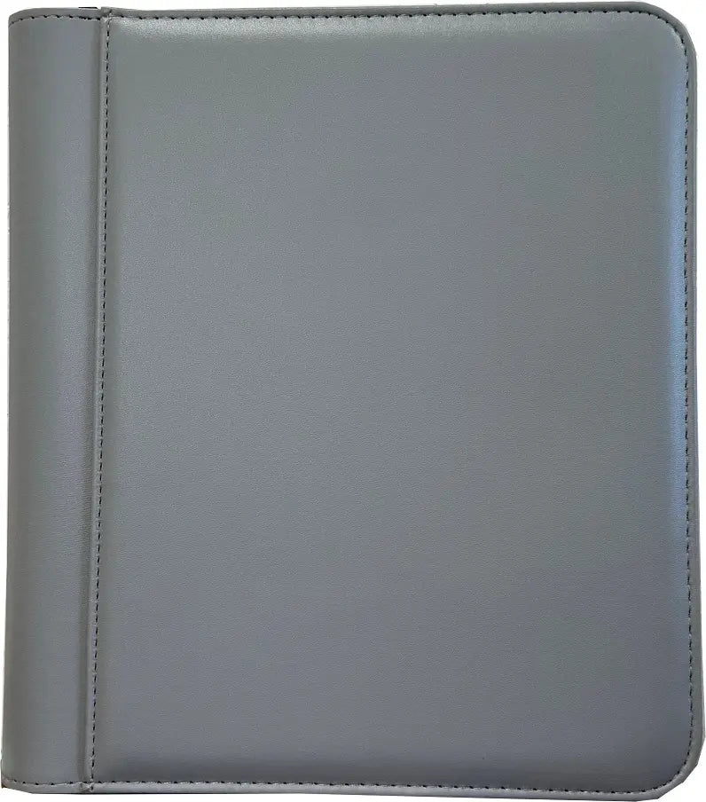 4-Pocket Zippered Toploader Binder - Leatherette
