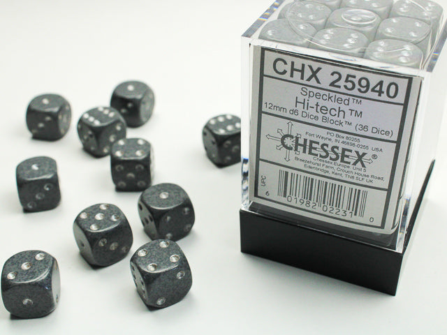 Chessex 12mm 36d6 Speckled Dice